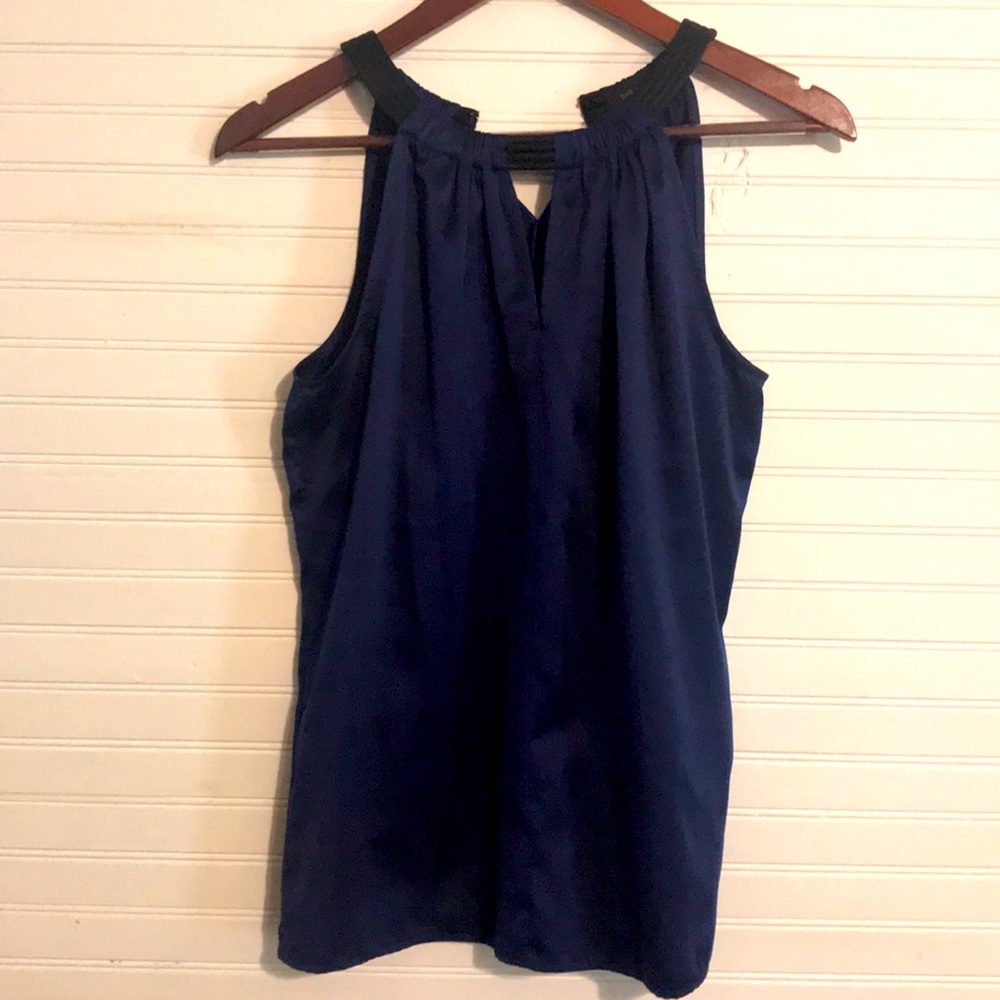 Navy dress top